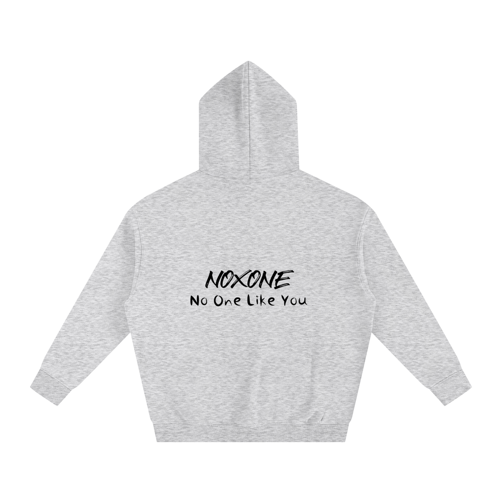 Noxone O.G. Over-Sized Fleeced Hoodie (Black Writing)