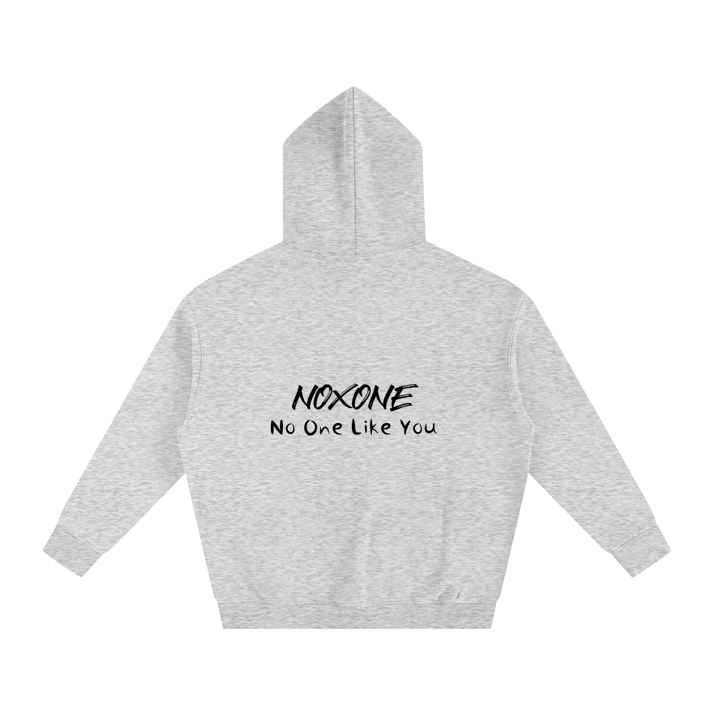Noxone O.G. Over-Sized Fleeced Hoodie (Black Writing)
