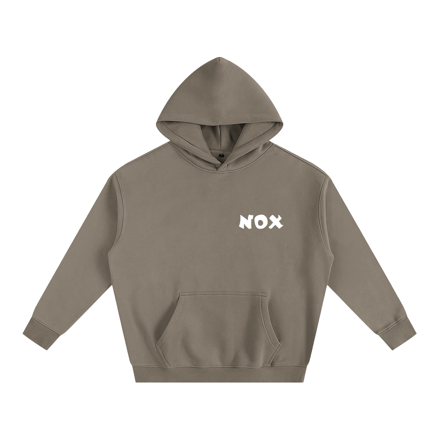 Noxone O.G. Over-Sized Fleeced Hoodie (White Writing)