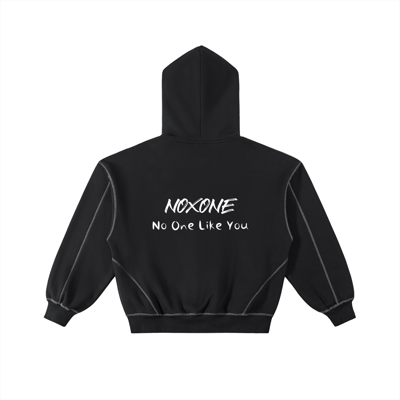 Noxone O.G. Stitched Boxy Zip Hoodie