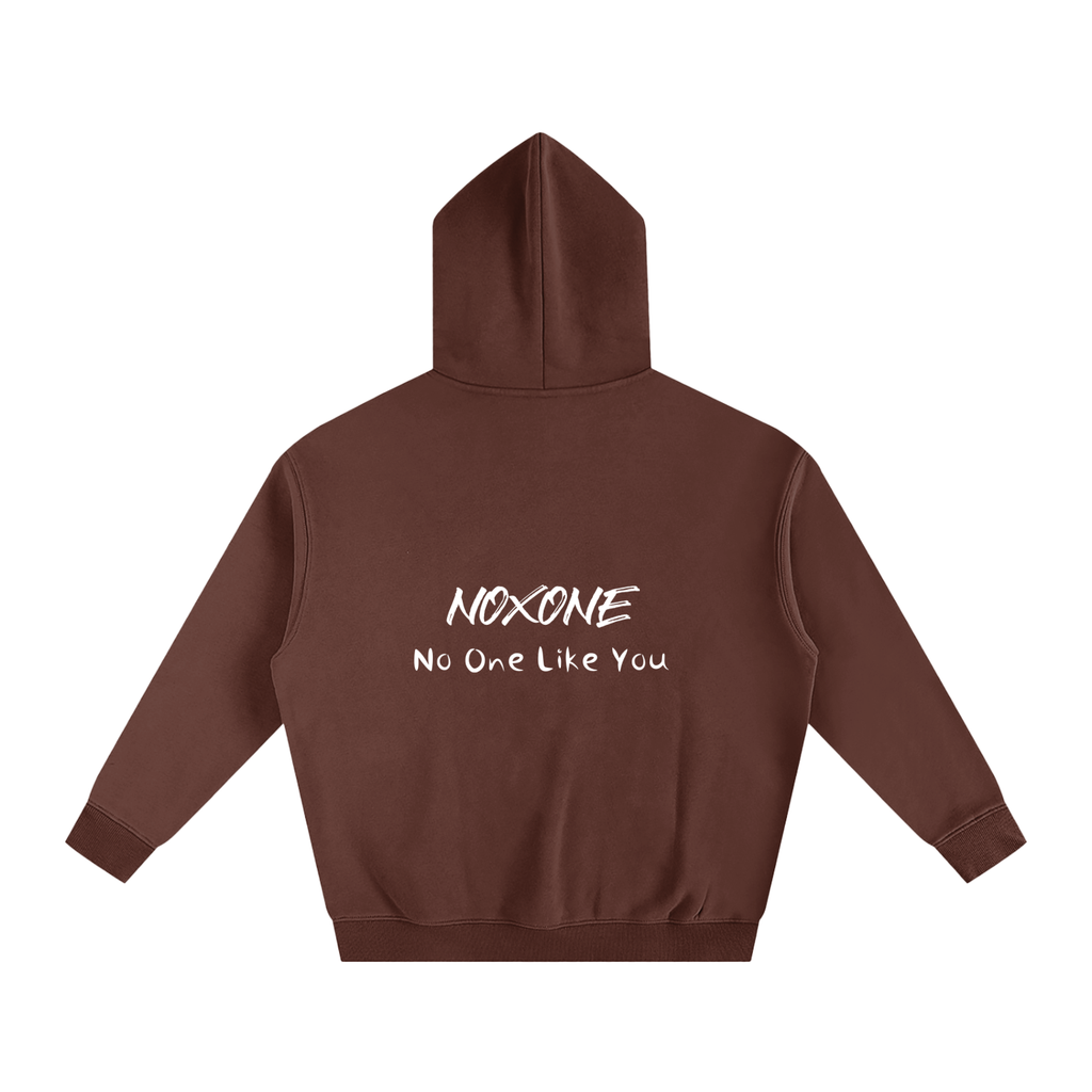 Noxone O.G. Over-Sized Fleeced Hoodie (White Writing)