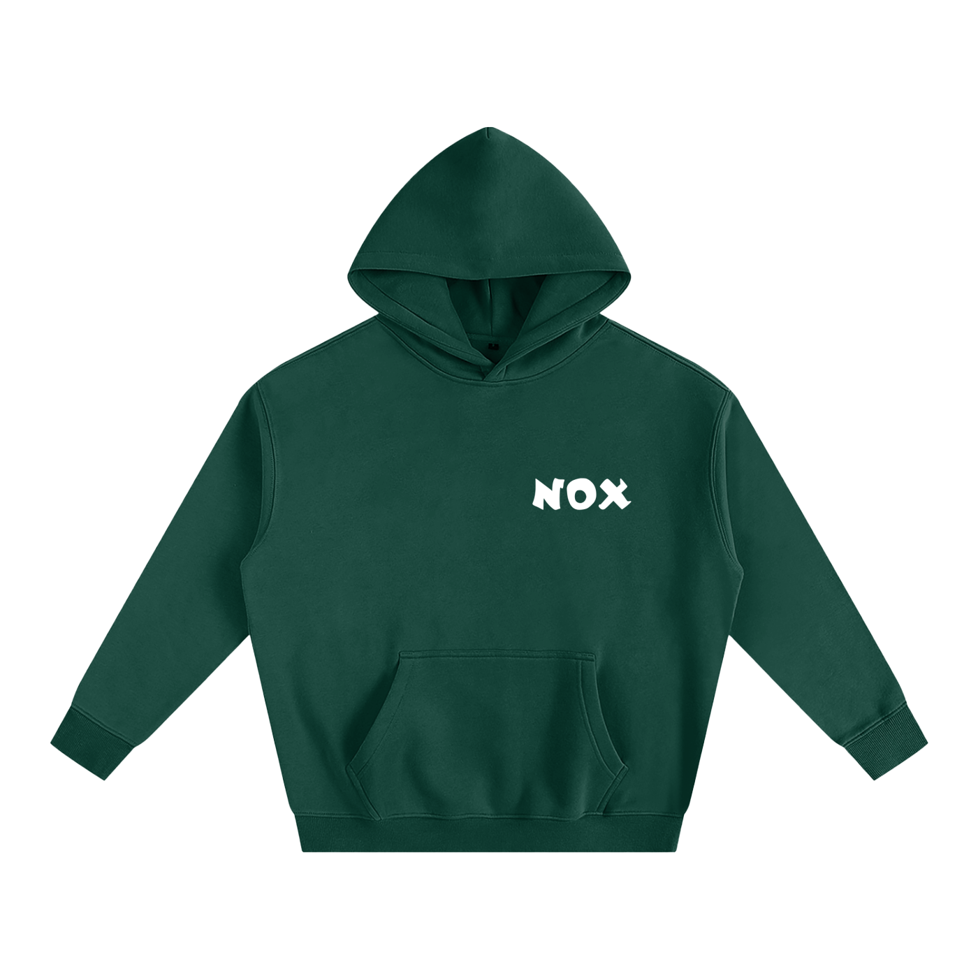 Noxone O.G. Over-Sized Fleeced Hoodie (White Writing)