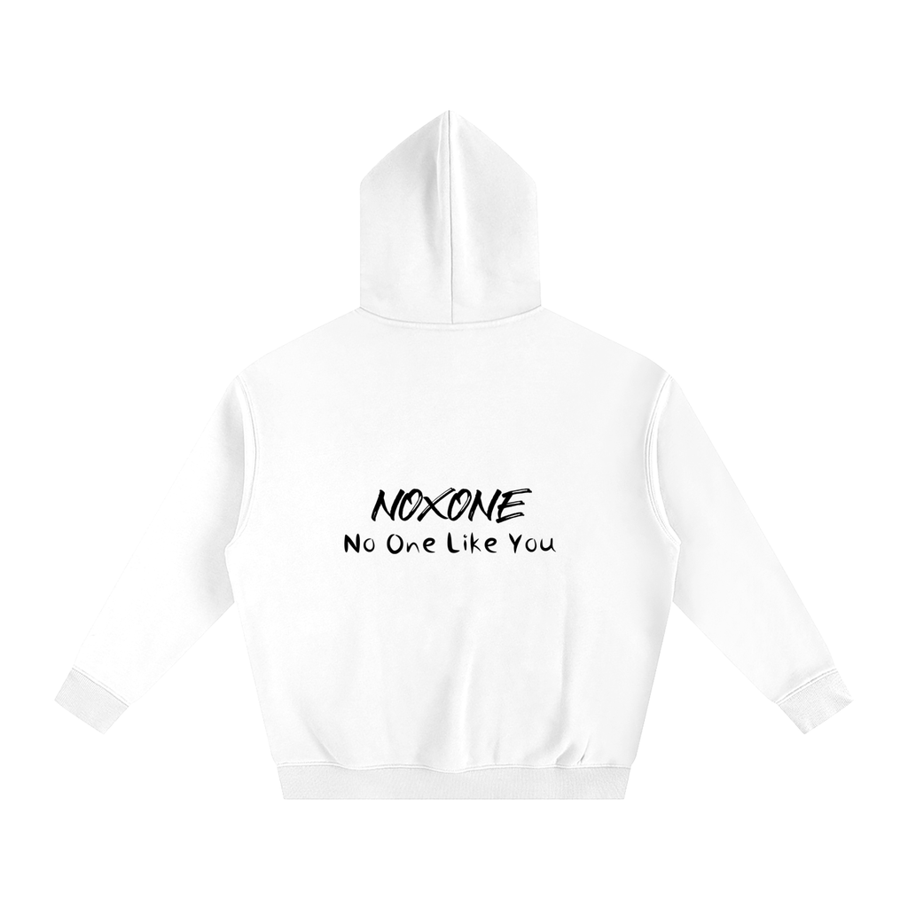Noxone O.G. Over-Sized Fleeced Hoodie (Black Writing)