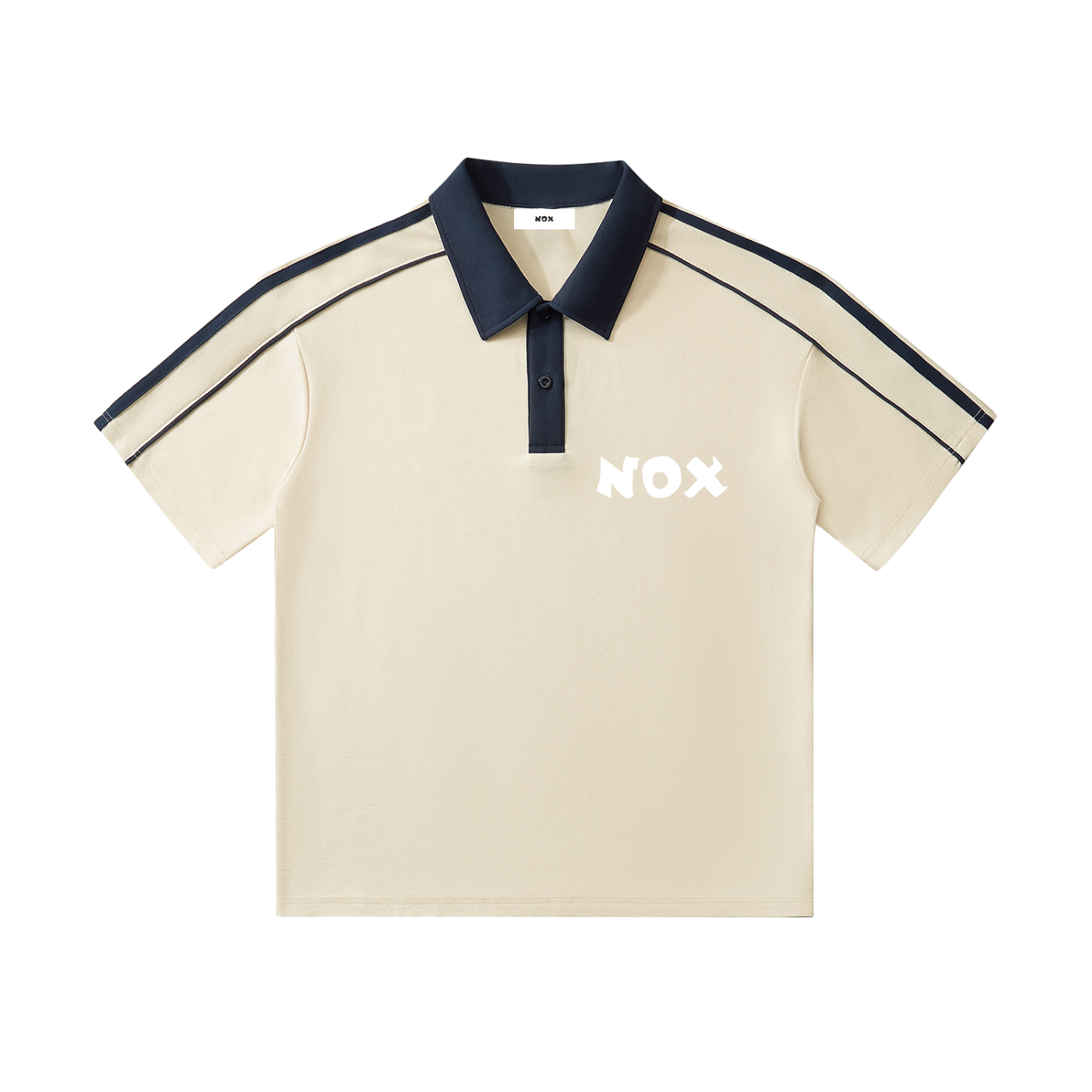 Noxone Vintage Collar Polo Shirt