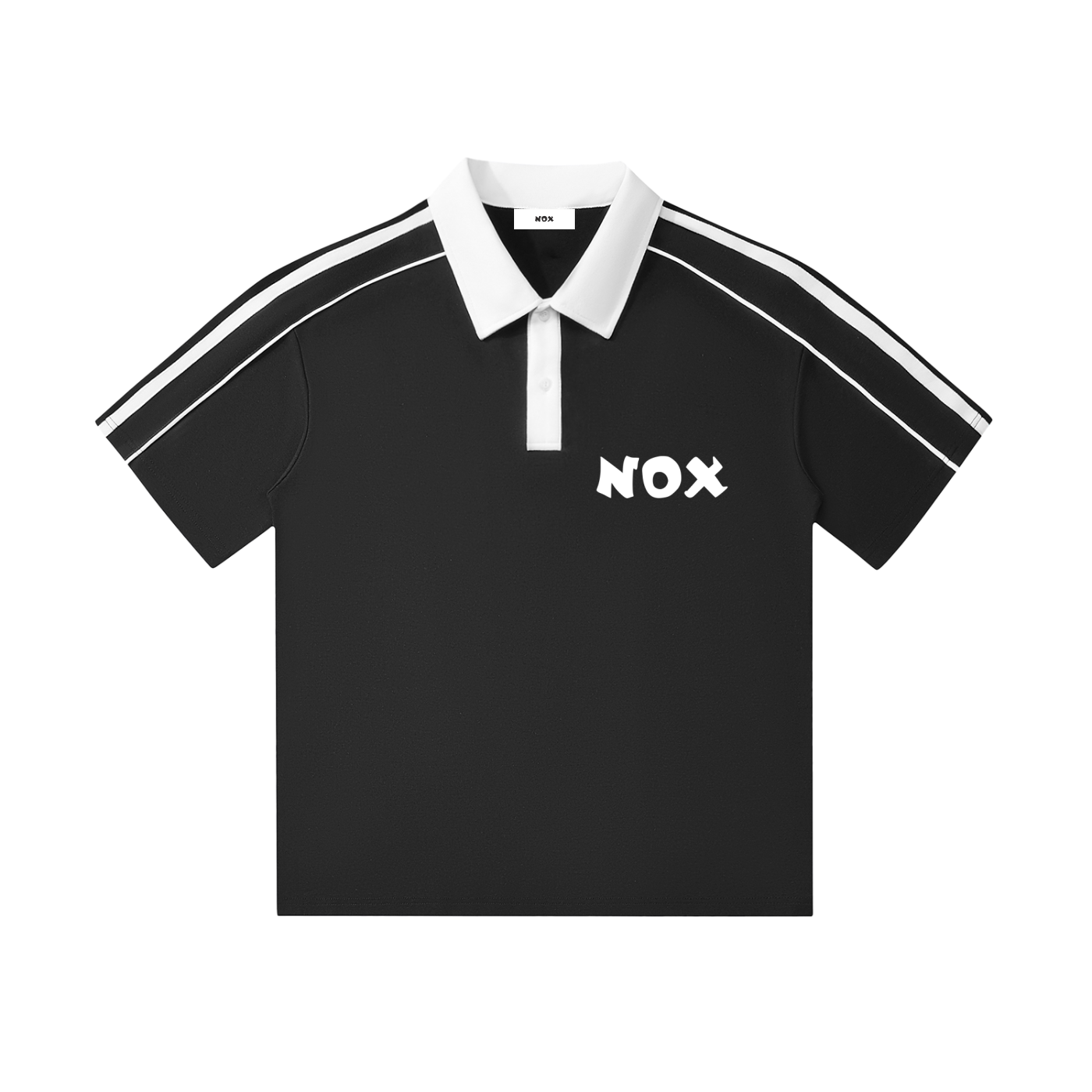 Noxone Vintage Collar Polo Shirt