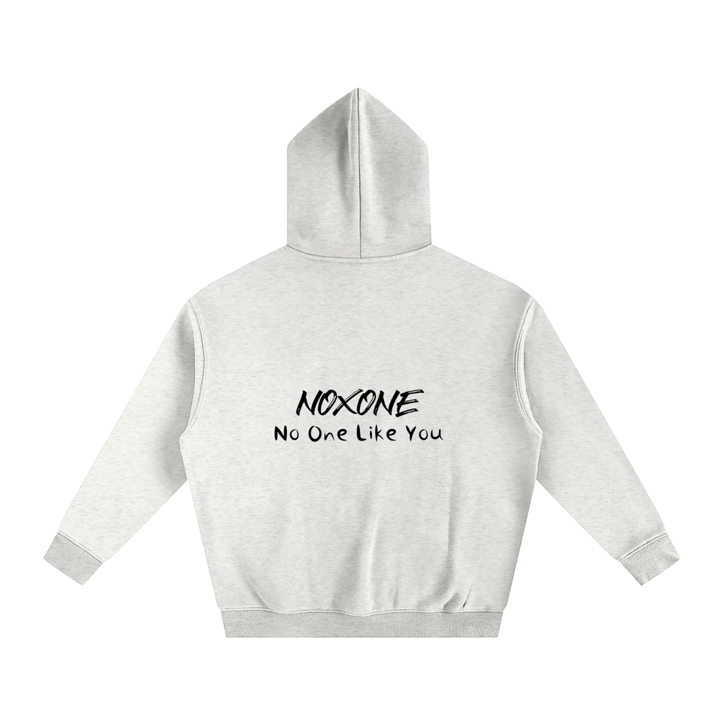 Noxone O.G. Over-Sized Fleeced Hoodie (Black Writing)