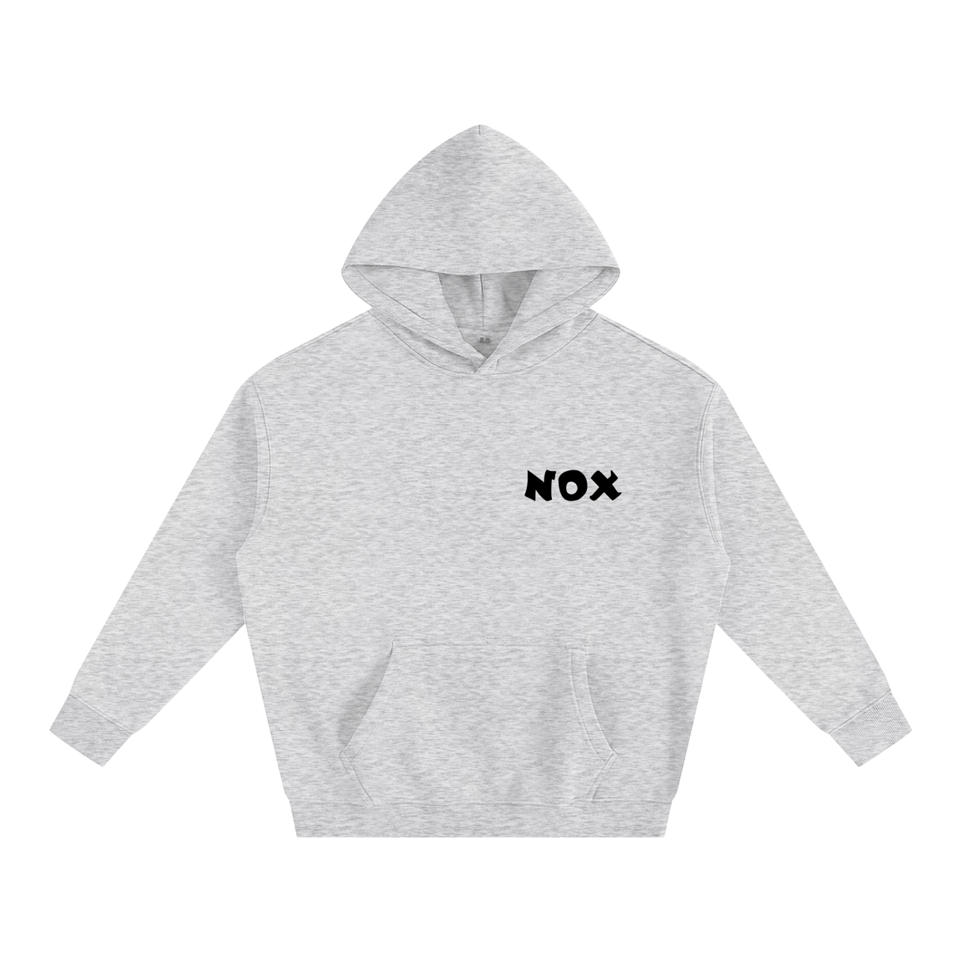 Noxone O.G. Over-Sized Fleeced Hoodie (Black Writing)